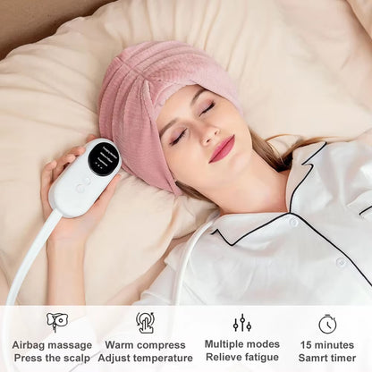 Revolutionary Electric Air Pressure Heated Head Massager for Ultimate Stress Relief and Relaxation
